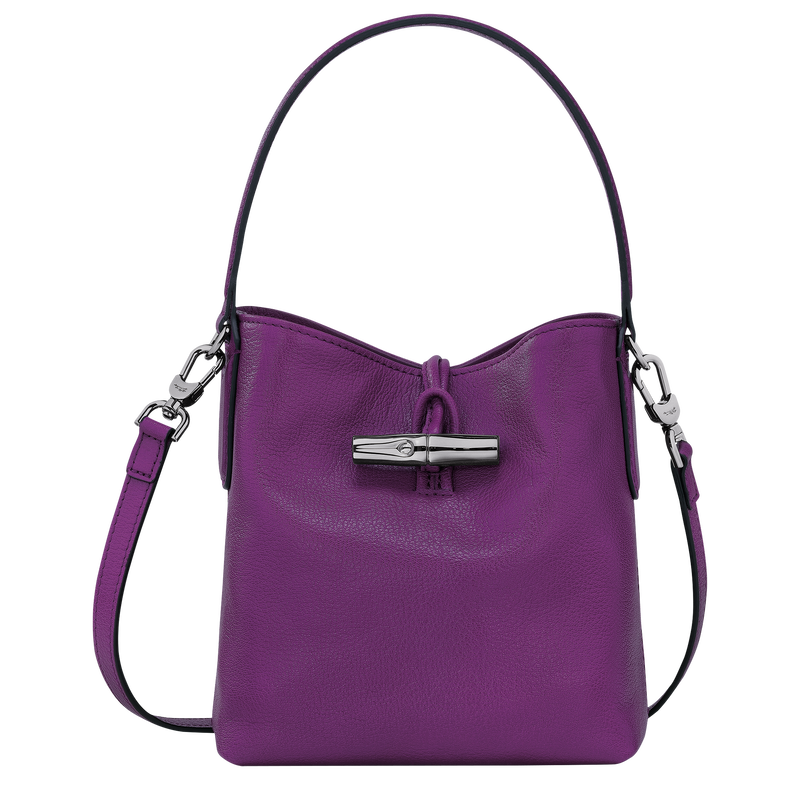 Roseau XS Bucket bag , Violet - Leather  - View 1 of  5