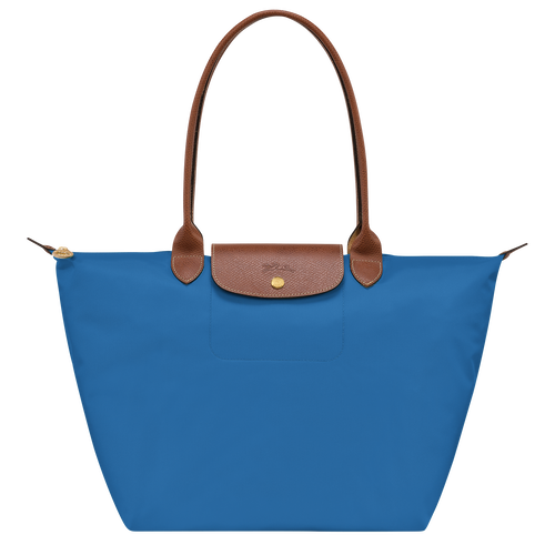 Le Pliage Original L Tote bag , Cobalt - Recycled canvas - View 1 of 5