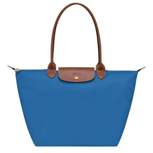 Le Pliage Original L Tote bag , Cobalt - Recycled canvas - View 1 of 5