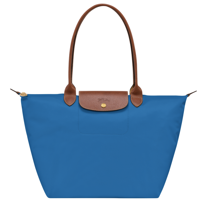Le Pliage 原創系列 肩揹袋 L , 鈷藍色 - 再生帆布  - 查看 1 5