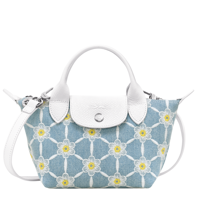 Borsa con manico XS Le Pliage Collection , Tela - Cielo  - View 1 of  5