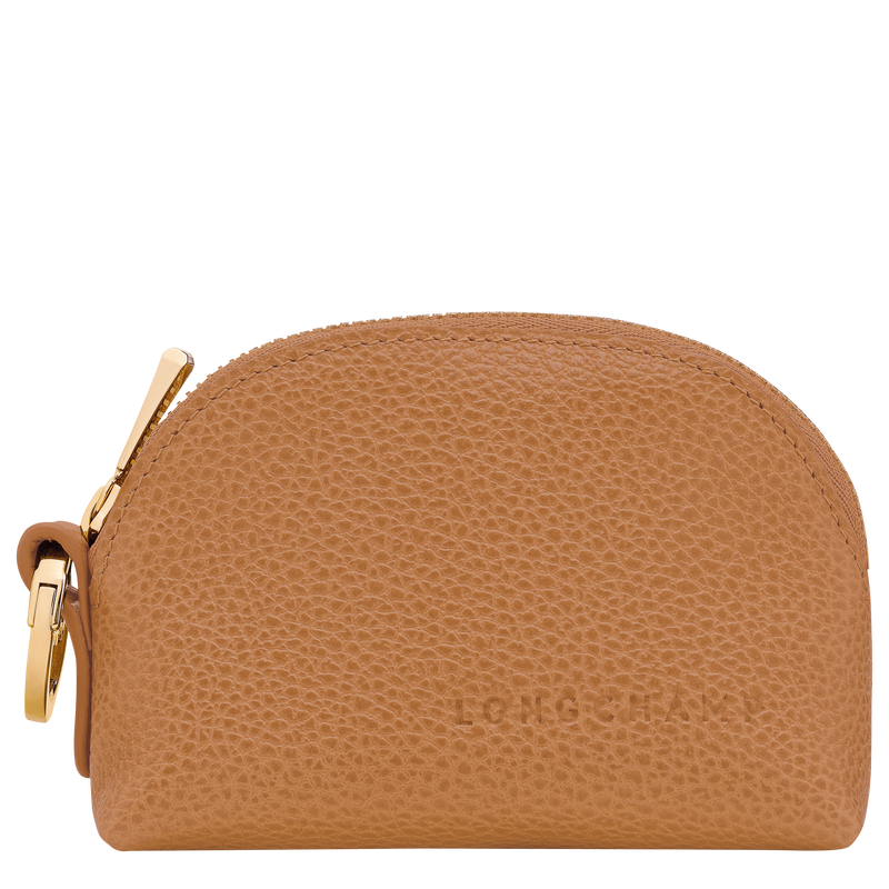 Le Foulonn&eacute; Coin purse , Pecan - Leather  - View 1 of 2