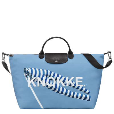 Sac de voyage S Le Pliage Du Monde , Toile - Ardoise