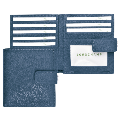Compact wallet, 729 Pilot blue Compact wallet, 729 Pilot blue, hi-res