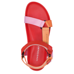 Collezione primavera-estate 2023 Sandali bassi,  Rosso