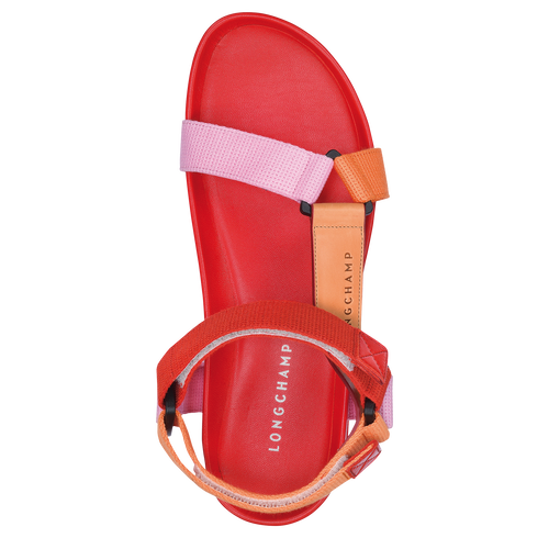 Fall-Winter 2023 Collection Flat sandals, Red