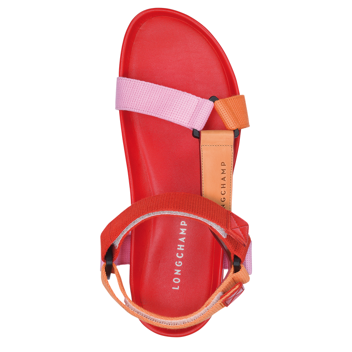 Fall-Winter 2023 Collection Flat sandals, Red