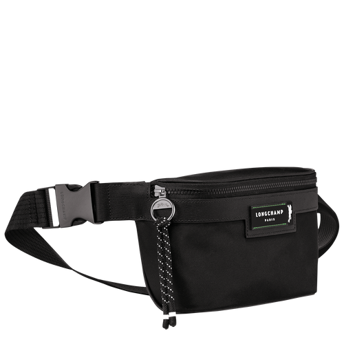 Le Pliage Energy M Belt bag , Black - Recycled canvas - View 3 of 5