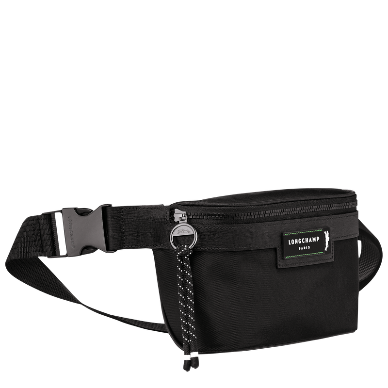 Le Pliage Energy M Belt bag , Black - Recycled canvas  - View 3 of 5