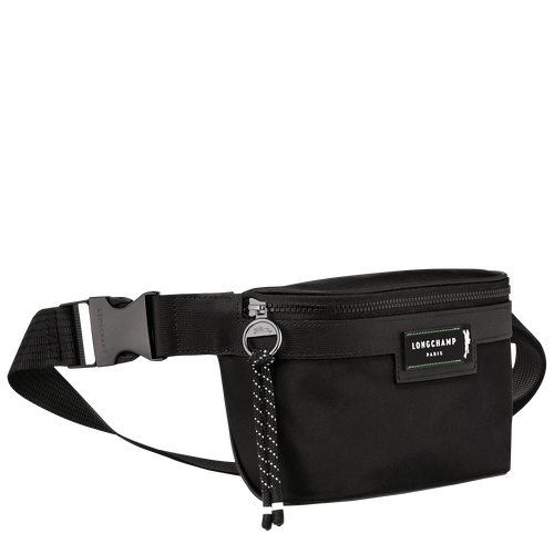 Le Pliage Energy M Belt bag , Black - Recycled canvas - View 3 of  3