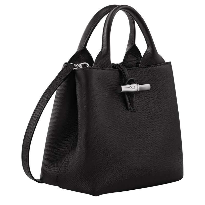 Le Roseau S Handbag , Black - Leather  - View 3 of 7