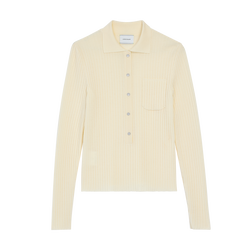 Top , Ecru - Knit