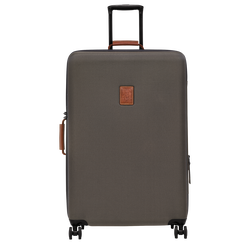 Boxford XL Suitcase , Brown - Recycled canvas