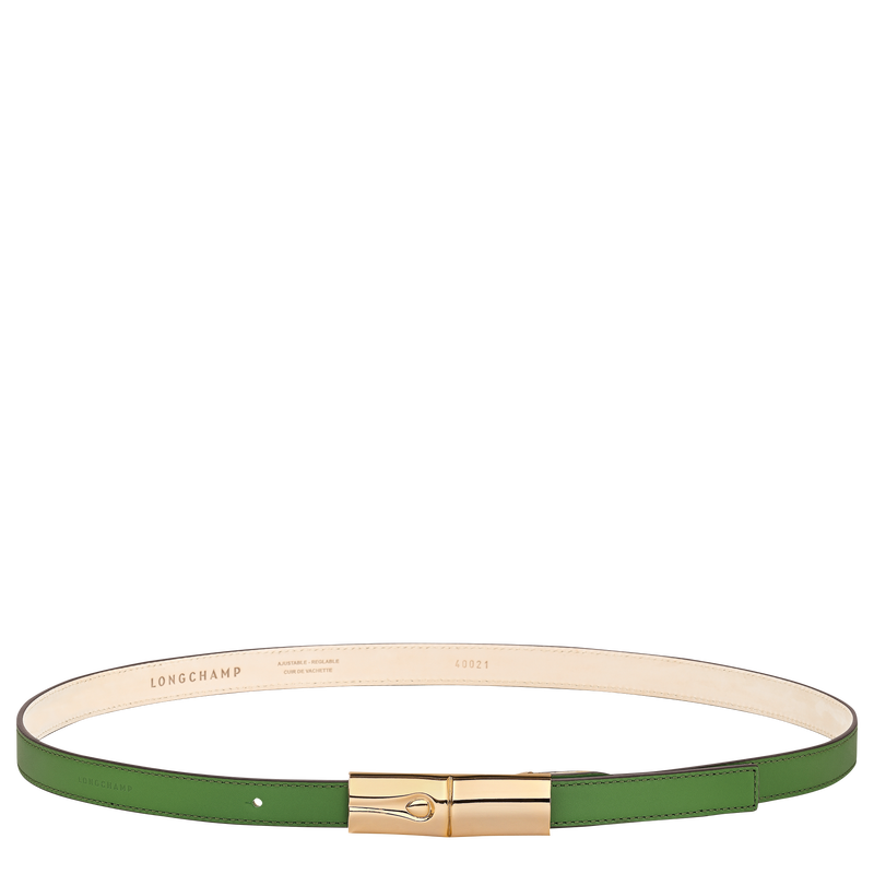 Ladies' belt , Matcha - Leather  - View 1 of  2