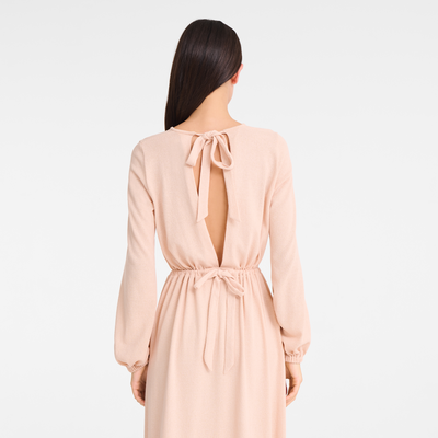 null Long dress, Cream
