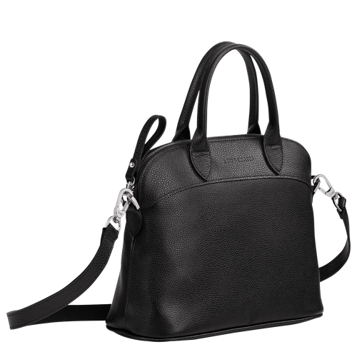 Top handle bag S Le Foulonné Black (10092021047) | Longchamp US Top handle bag S Le Foulonné Black (10092021047) | Longchamp US