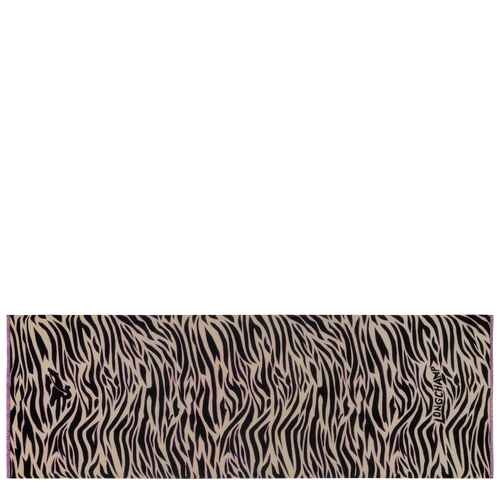 Schals Longchamp Tiger , Seidenmischung  - Hafer - Ansicht 1 von 2