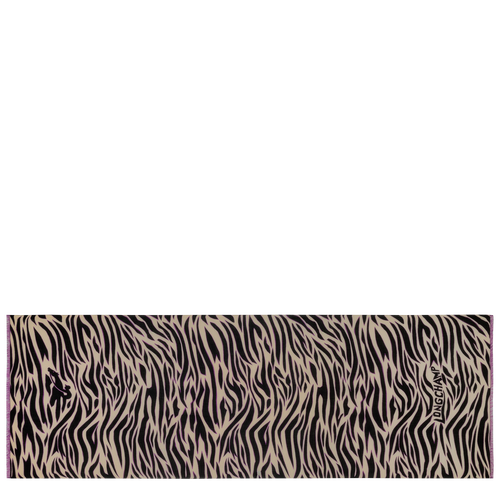 Schals Longchamp Tiger , Seidenmischung  - Hafer - Ansicht 1 von 2