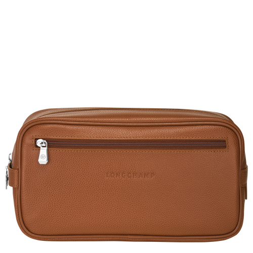 Le Foulonné Toiletry case , Caramel - Leather - View 1 of 3