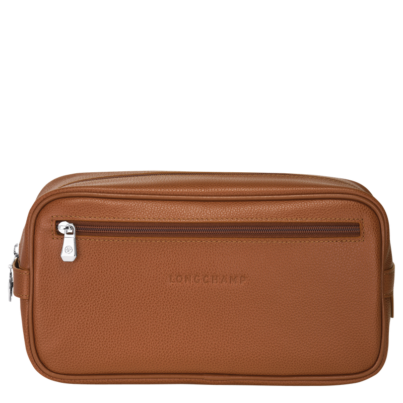 Le Foulonné Toiletry case , Caramel - Leather  - View 1 of  3
