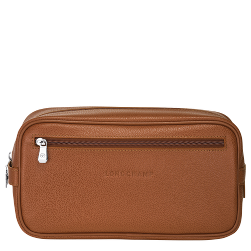 Le Foulonné Toiletry case , Caramel - Leather - View 1 of 3