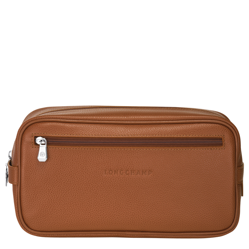 Le Foulonné Toiletry case , Caramel - Leather  - View 1 of 3