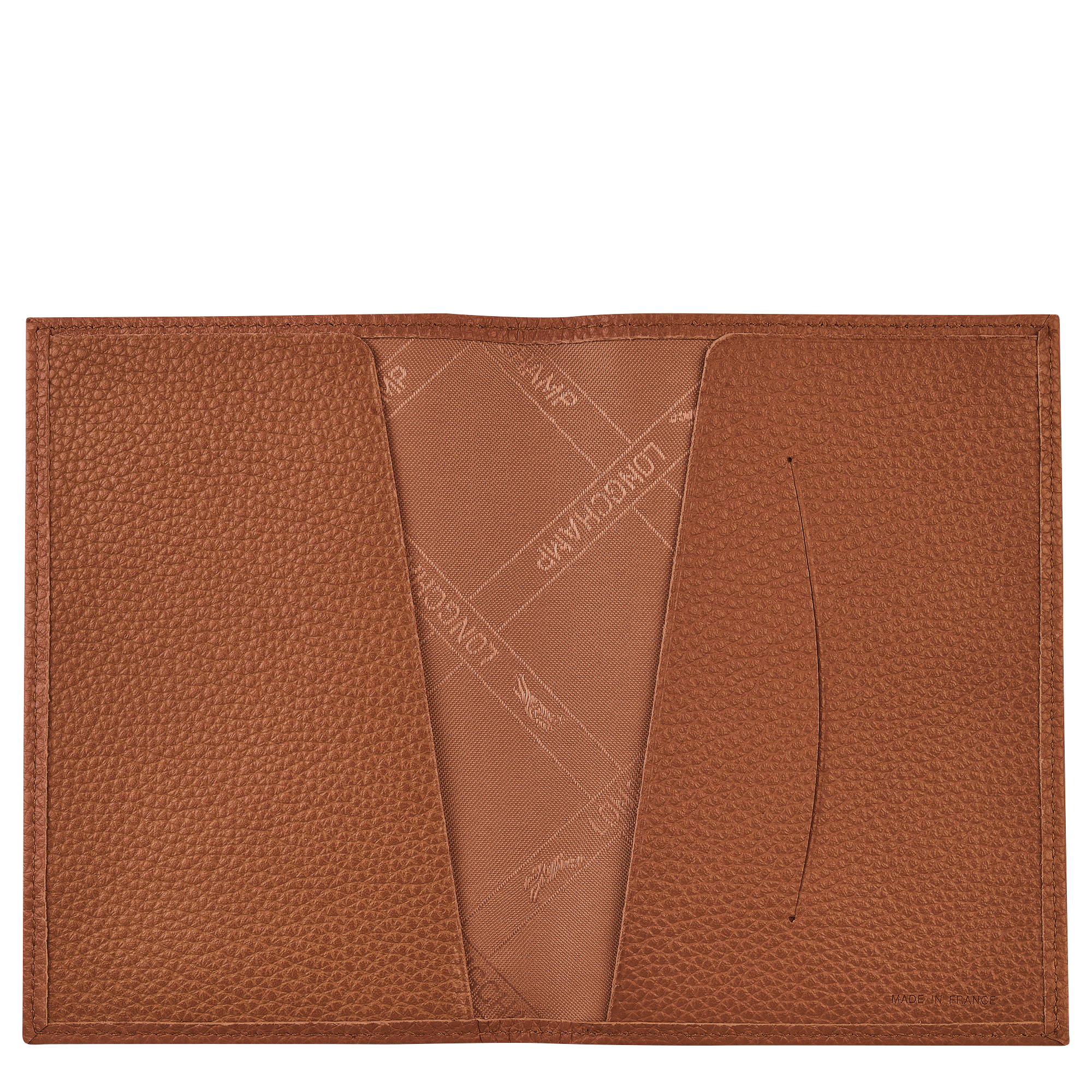 Le Foulonné Passport cover Caramel - Leather (L3416021121