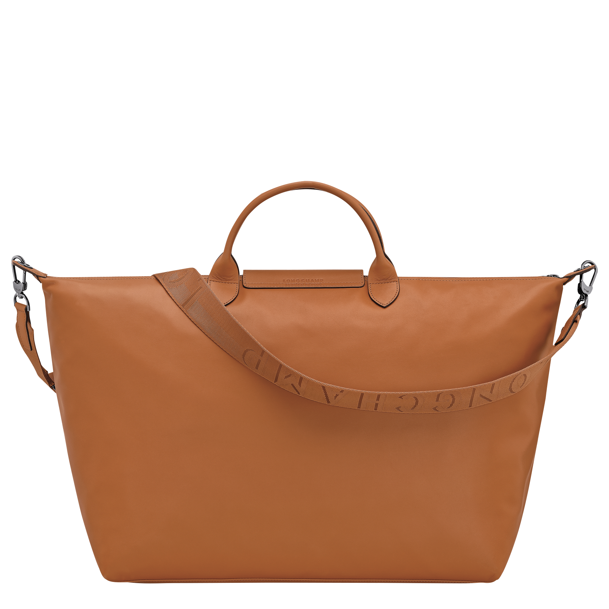 Le Pliage Xtra L Travel bag Cashew - Leather | Longchamp US Le Pliage Xtra L Travel bag Cashew - Leather | Longchamp US