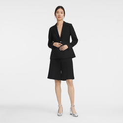 Jacket , Black - Double-sided fabric