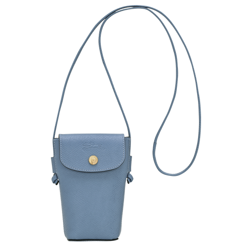 Funda de tel&eacute;fono con cord&oacute;n de piel