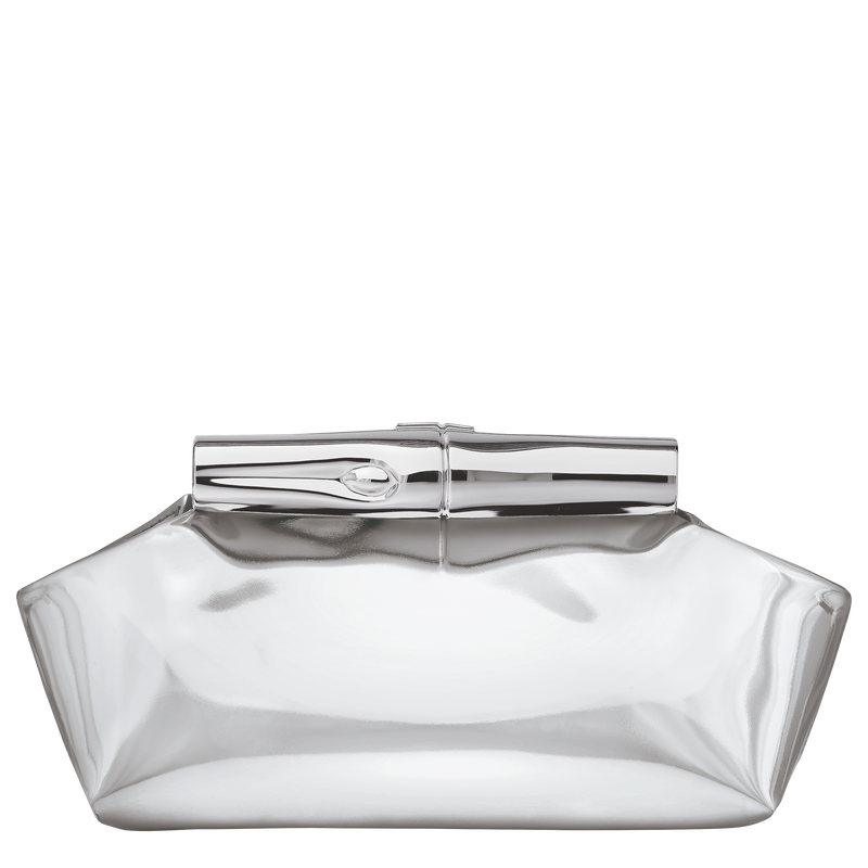 Le Roseau Bolso peque&ntilde;o S , Cuero - Plateado  - Vista 1 de 4