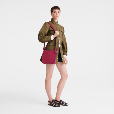 Le Foulonné Crossbody bag S, Beetroot