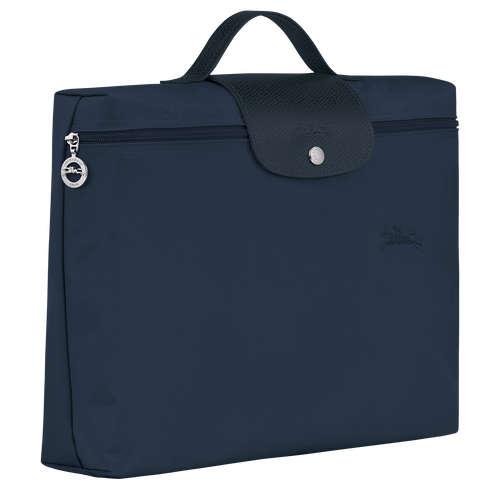 Le Pliage Green S Briefcase , Navy - Recycled canvas - View 3 of 5