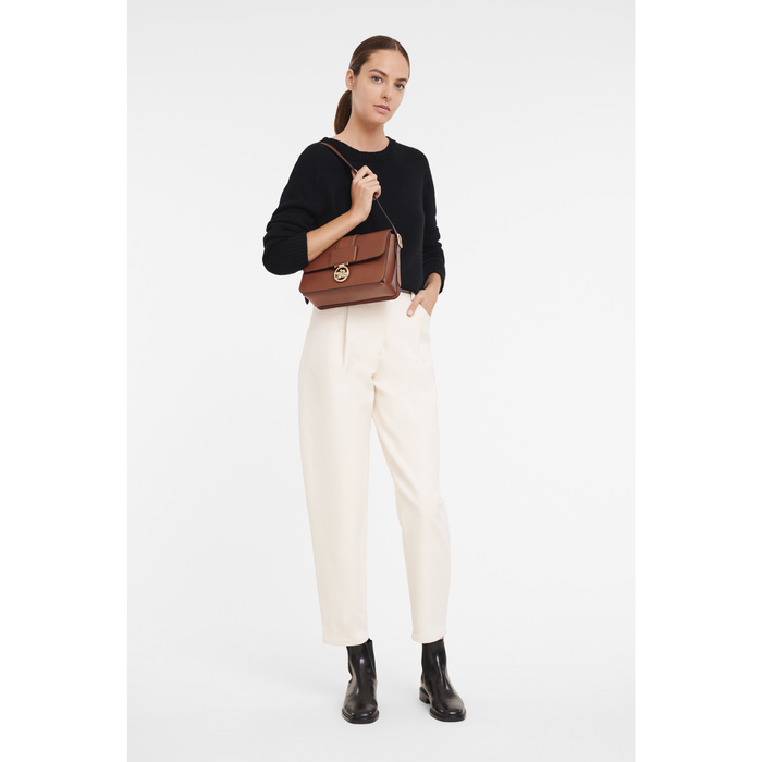 Box-Trot Crossbody bag M, Cognac