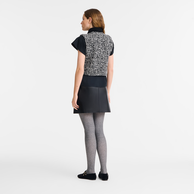 Rock , Leder - Schwarz