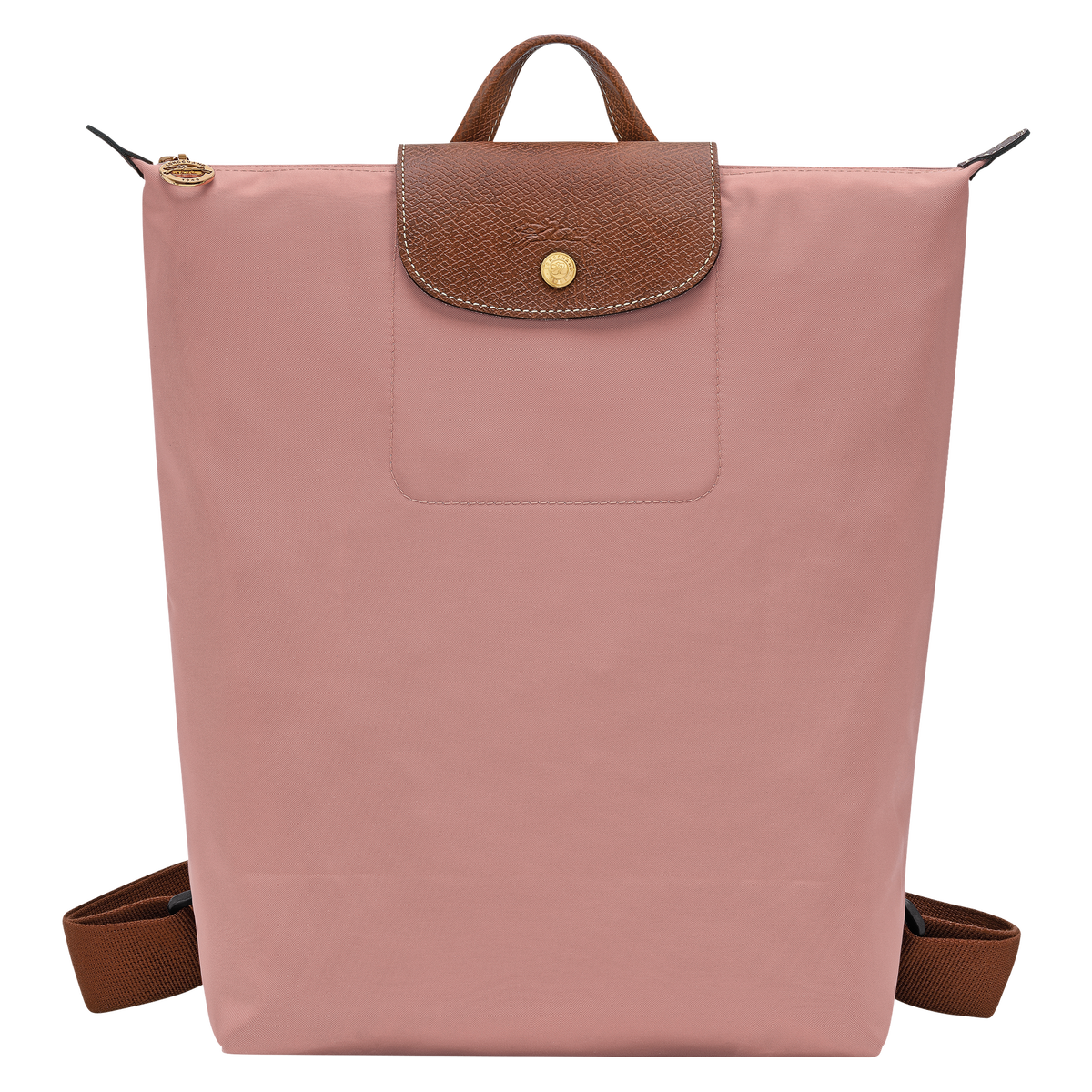 Le Pliage Original 後背包 M 粉紅茶色 - 帆布 | Longchamp HK