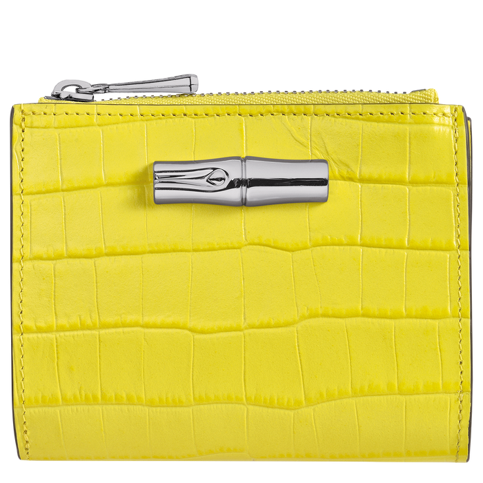 Roseau Compact wallet, Lemon