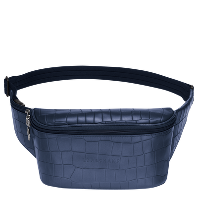 erección abrazo instructor Riñonera Croco Block Azul Marino (L8080945006) | Longchamp EN