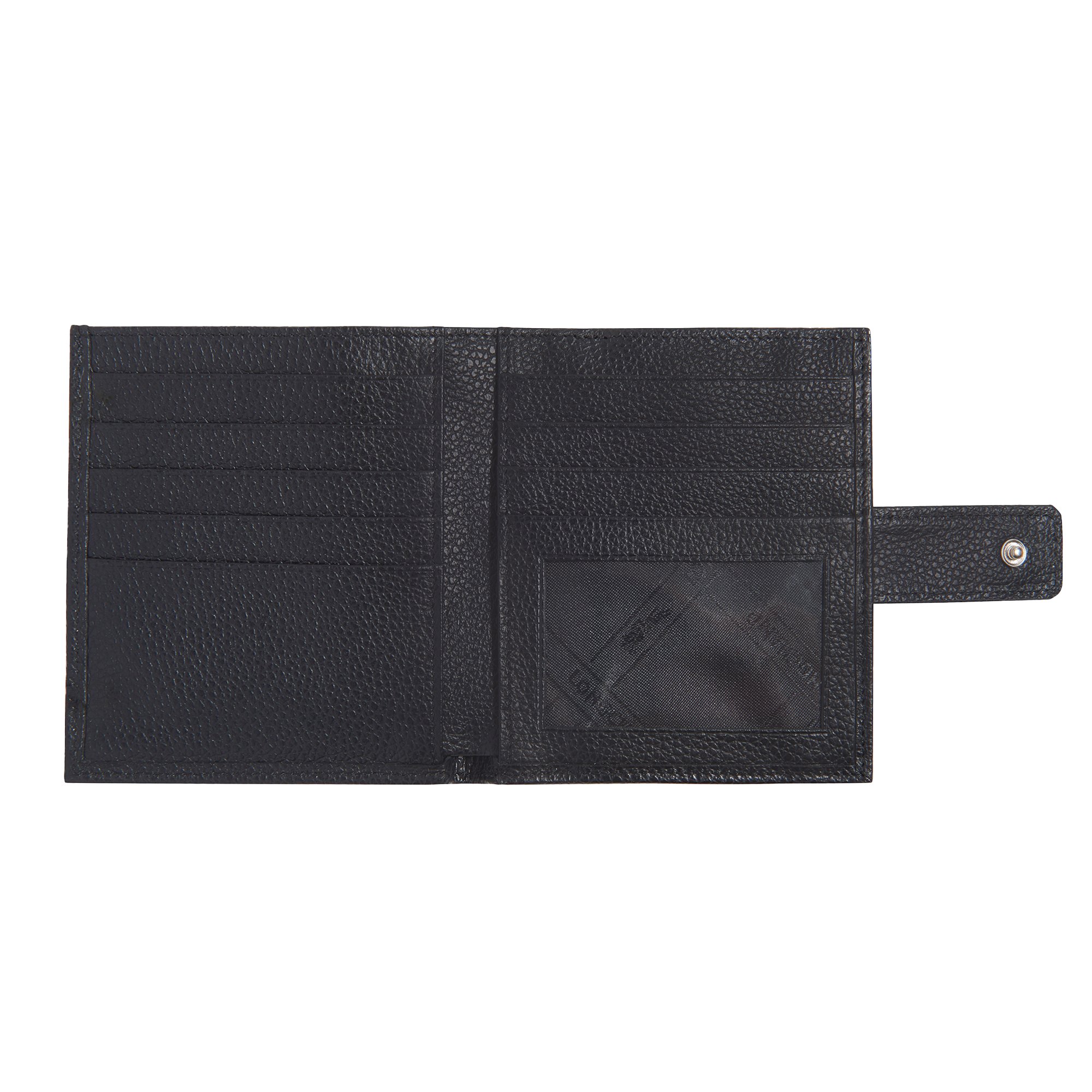 Le Foulonn&eacute; Compact wallet, Black