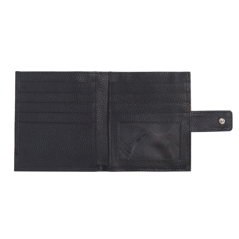 Le Foulonn&eacute; Compact wallet , Black - Leather  - View 2 of 2