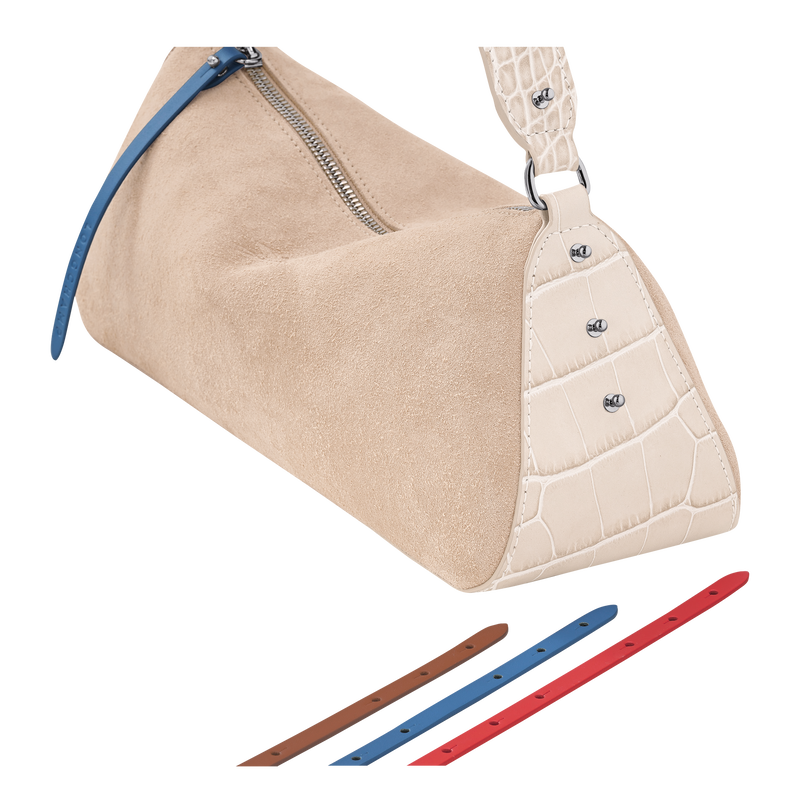 Re-Play S Shoulder bag , Chalk - Leather  - View 5 of  6