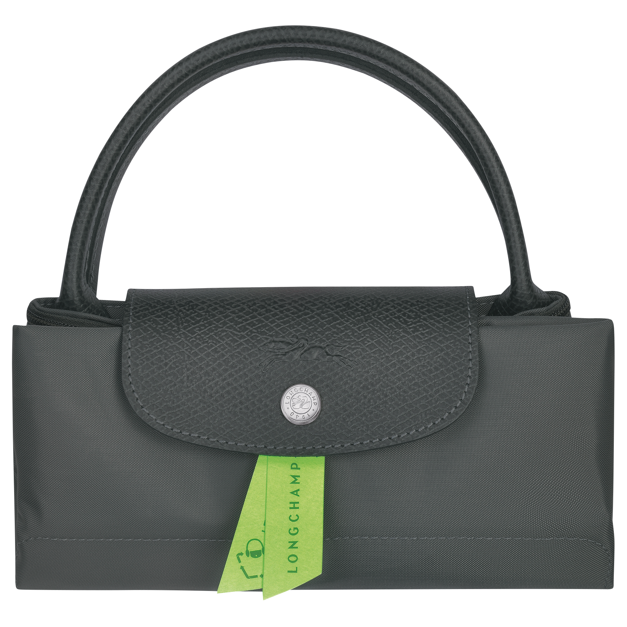 Le Pliage Green Sac &agrave; main S, Graphite