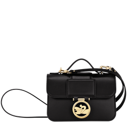 Box-Trot XS Crossbody bag , Black - Leather