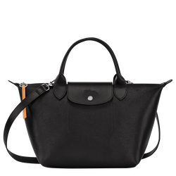 Le Pliage City S Top handle bag , Black - Canvas