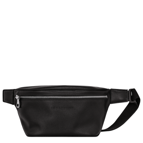 Le Foulonné M Belt bag Black - Leather | Longchamp US