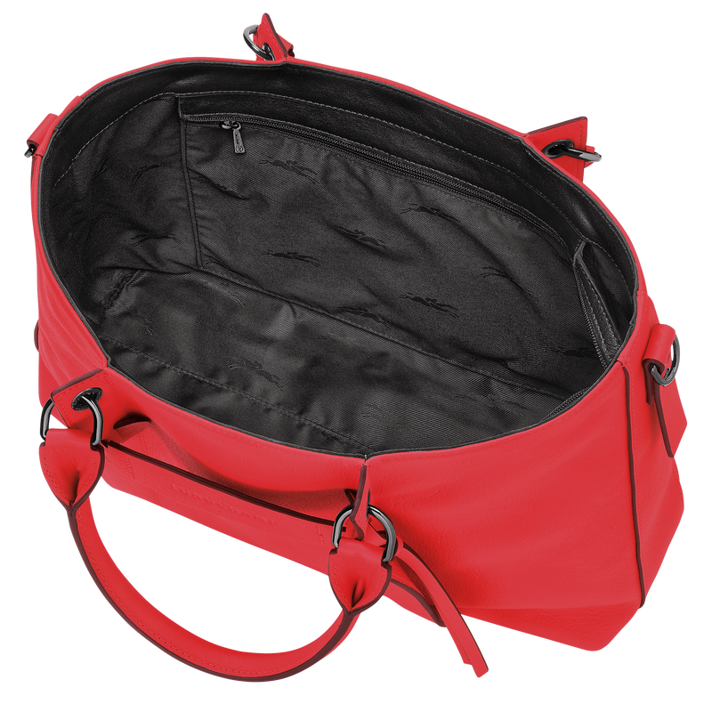 Longchamp 3D L Handbag , Red - Leather  - View 5 of 5