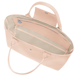 Le Pliage City Borsa con manico L,  Beige Pelle
