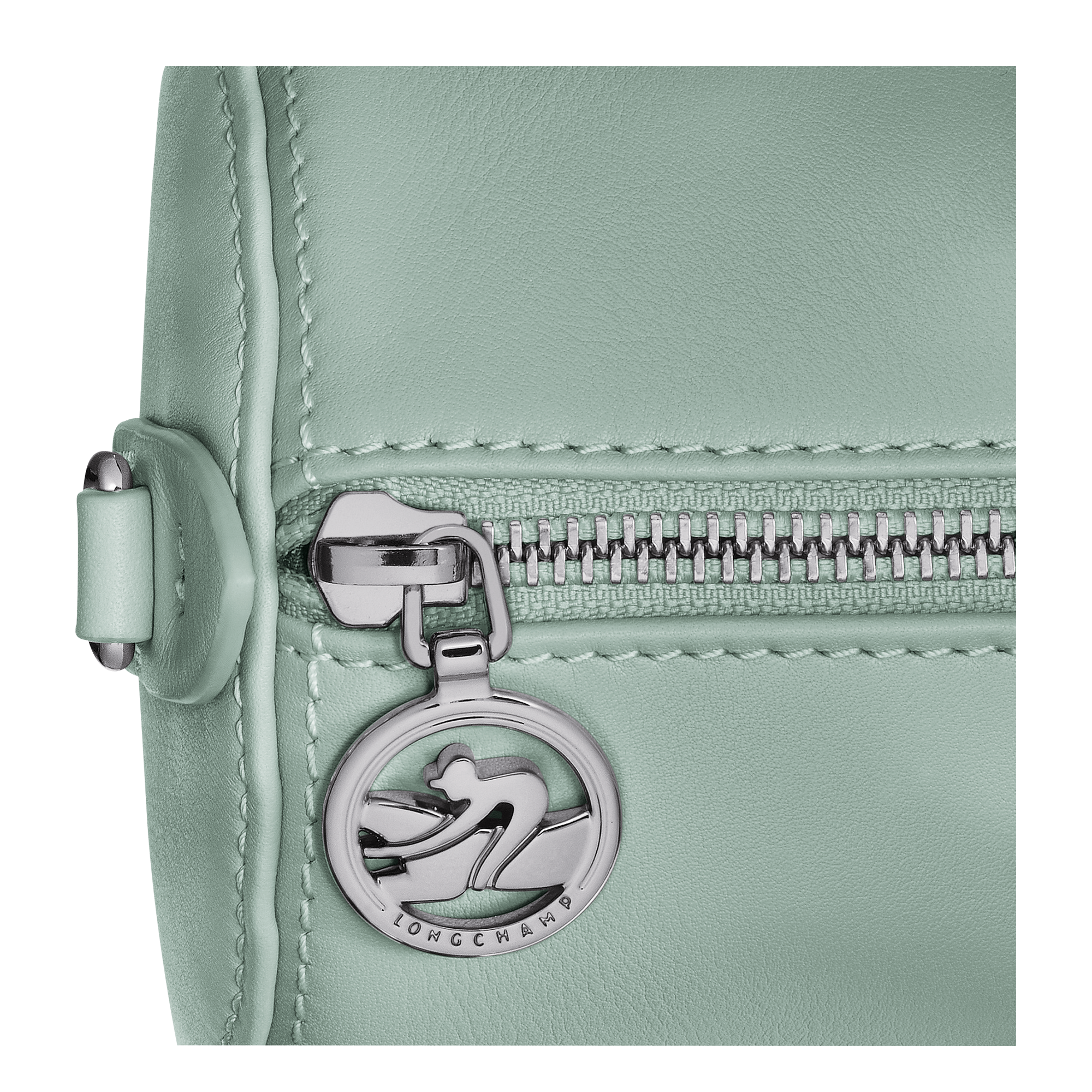 Handtasche M Daylong Leder - Seladongrün | Longchamp DE