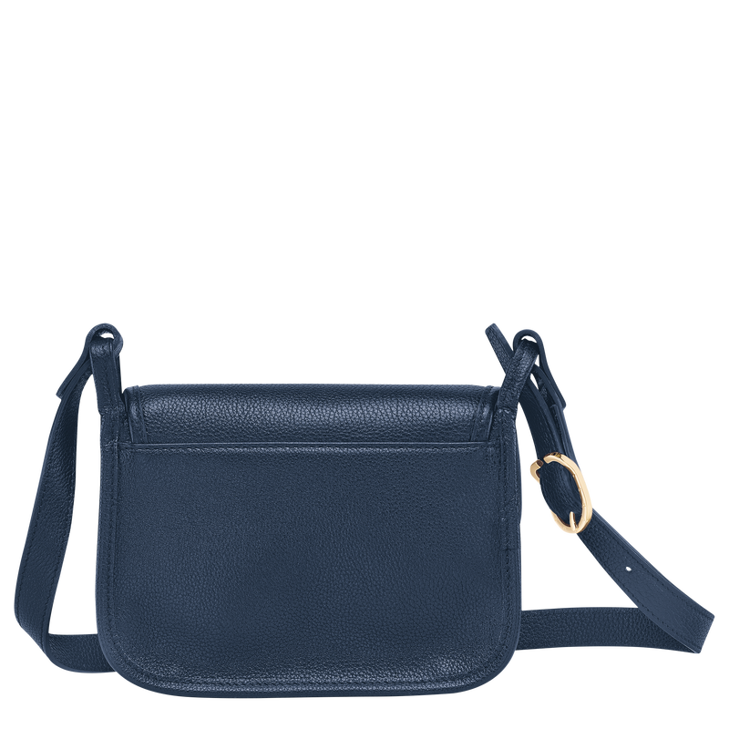 Le Foulonné S Crossbody bag , Navy - Leather  - View 4 of 5