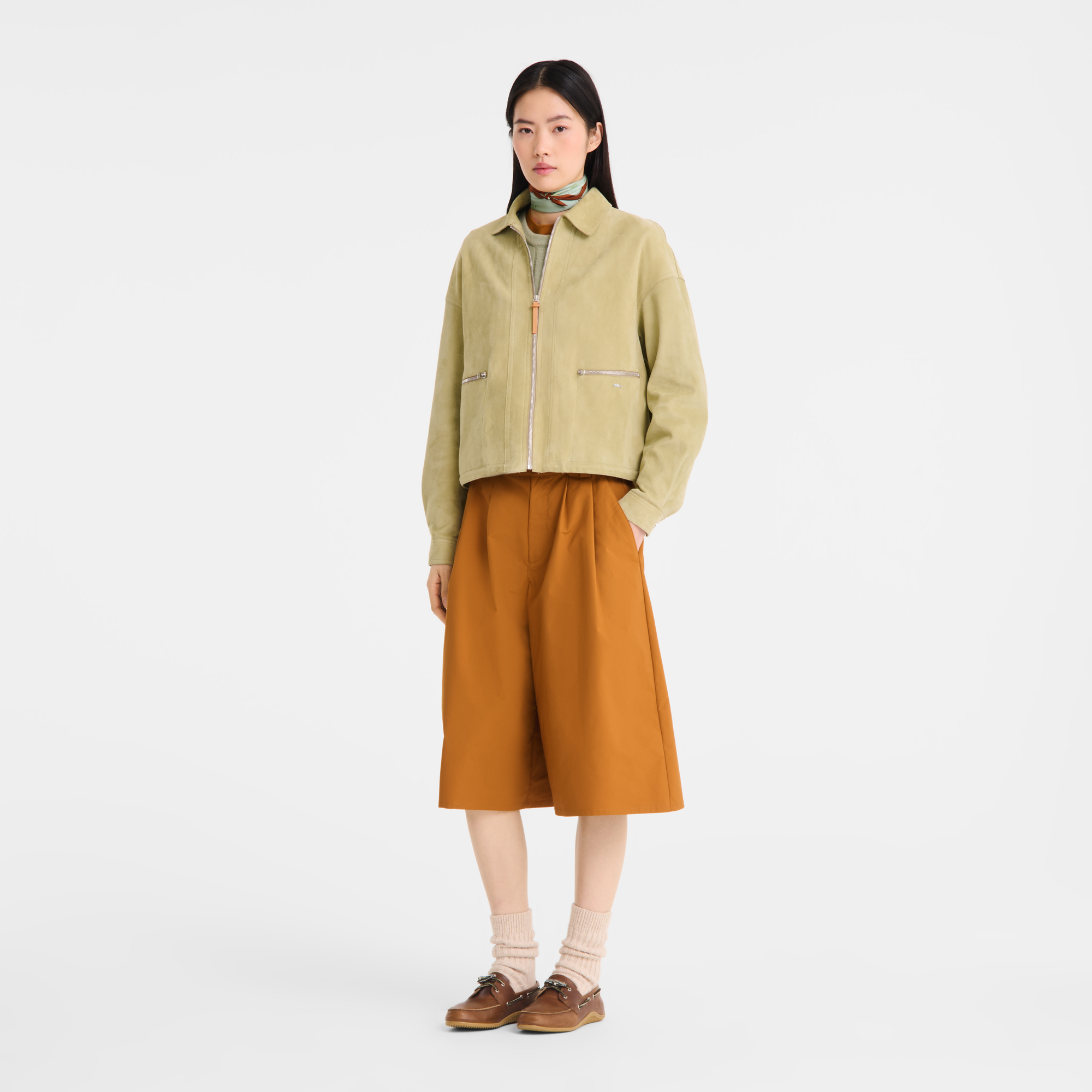 null Jacket, Almond Green